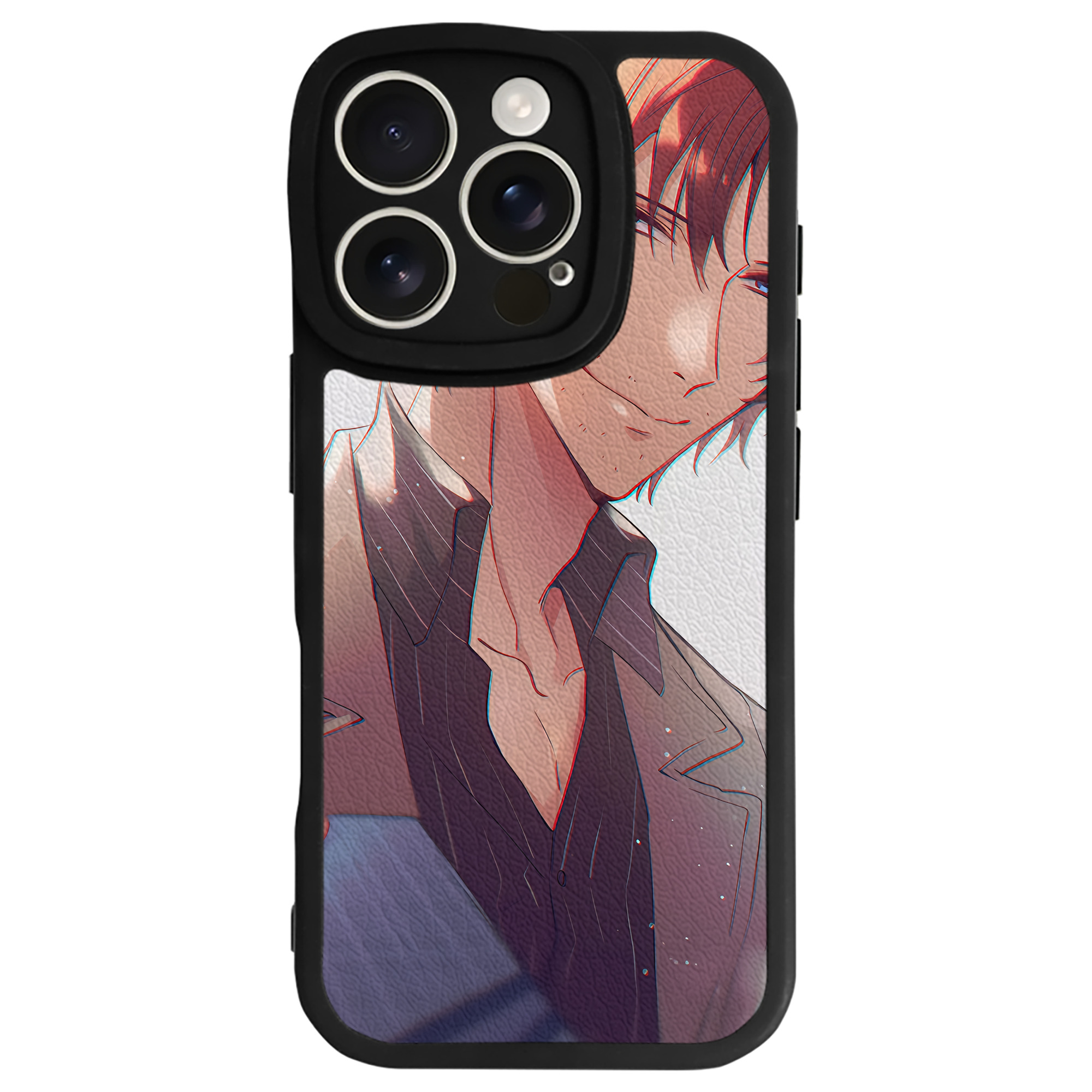 （画像用） 文豪ストレイドッグス Bungo Stray Dogs 【iPhone 16シリーズ対応】シリコンスマホケース（レザー調） 材質：シリコン